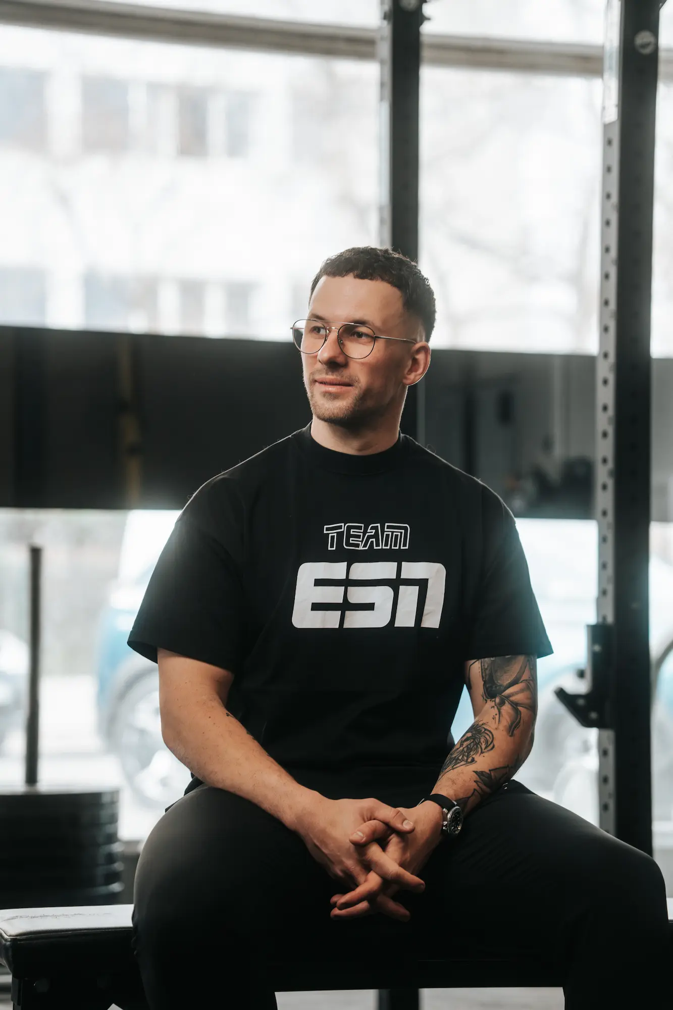 Nicolas De Ieso, coach sportif à Genève, en séance